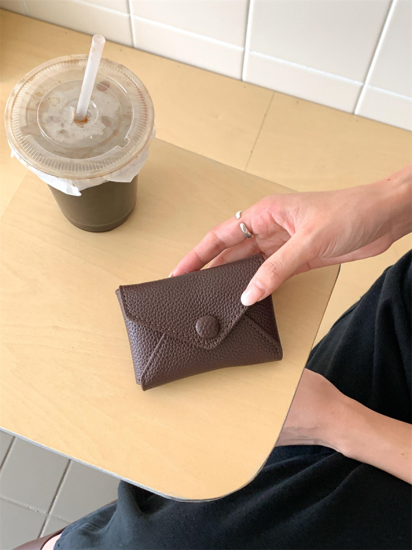 Novi stil: mini crossbody torbica s kaišem za vrat, PU imitacija zamšene kože, dizajn u obliku koverti, mala