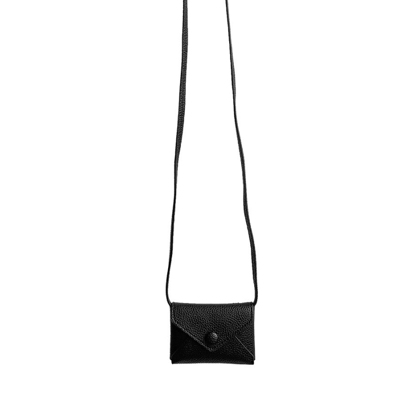 Novi stil: mini crossbody torbica s kaišem za vrat, PU imitacija zamšene kože, dizajn u obliku koverti, mala