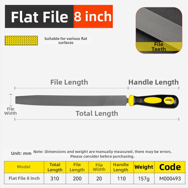 Set de fișiere din oțel cu carbon înalt pentru prelucrarea lemnului: plate, triunghiulare, semicirculare și pătrate