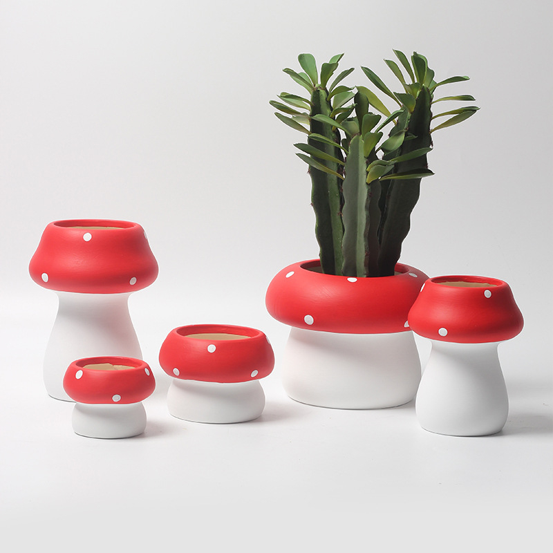 Ghiveci ceramic în stil nordic, lucrat manual, respirabil, biodegradabil, decorativ pentru grădină