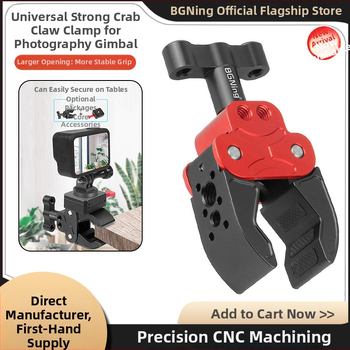 BGNing hliníková zliatina, C-typu crab clamp pre gimbal a DSLR fotoaparát, magické rameno – rozšírenie statívu