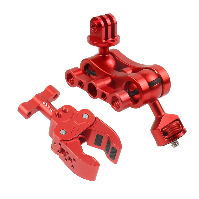 BGNing Αλουμινίου κράμα, C-τύπου crab clamp για γιμπαλ και DSLR κάμερα, μαγικό βραχίονας επέκτασης τρίποδου