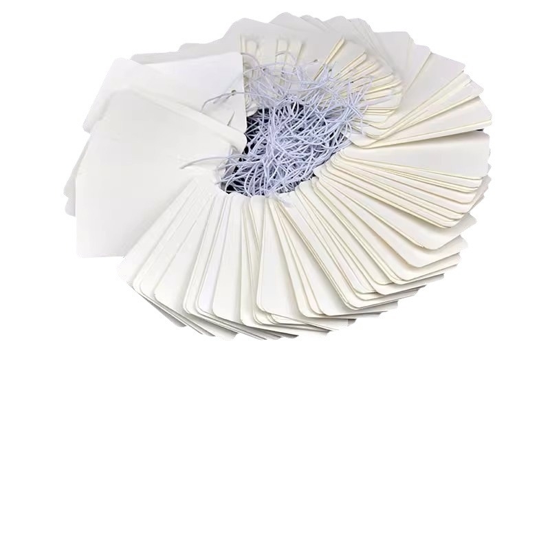 Șnur elastic mare, etichetă goală de agățat 3×4,5 cm pentru bagaje, haine și corpuri de iluminat – etichetă de preț