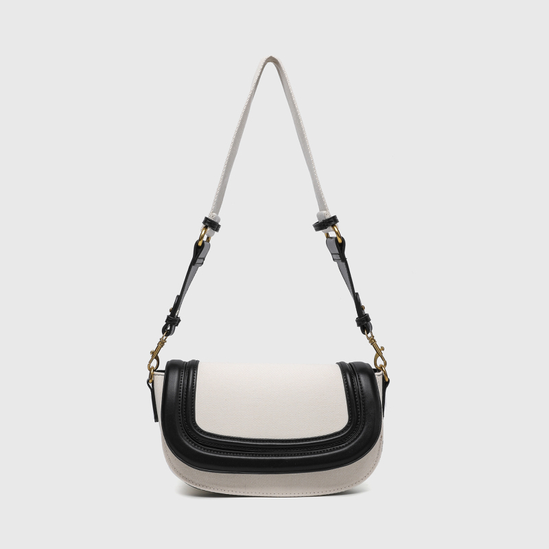 Sedlovita torba sa širokim remenom, mala crossbody torba za svakodnevno nošenje, moderna i svestrana s dojmom luksuza