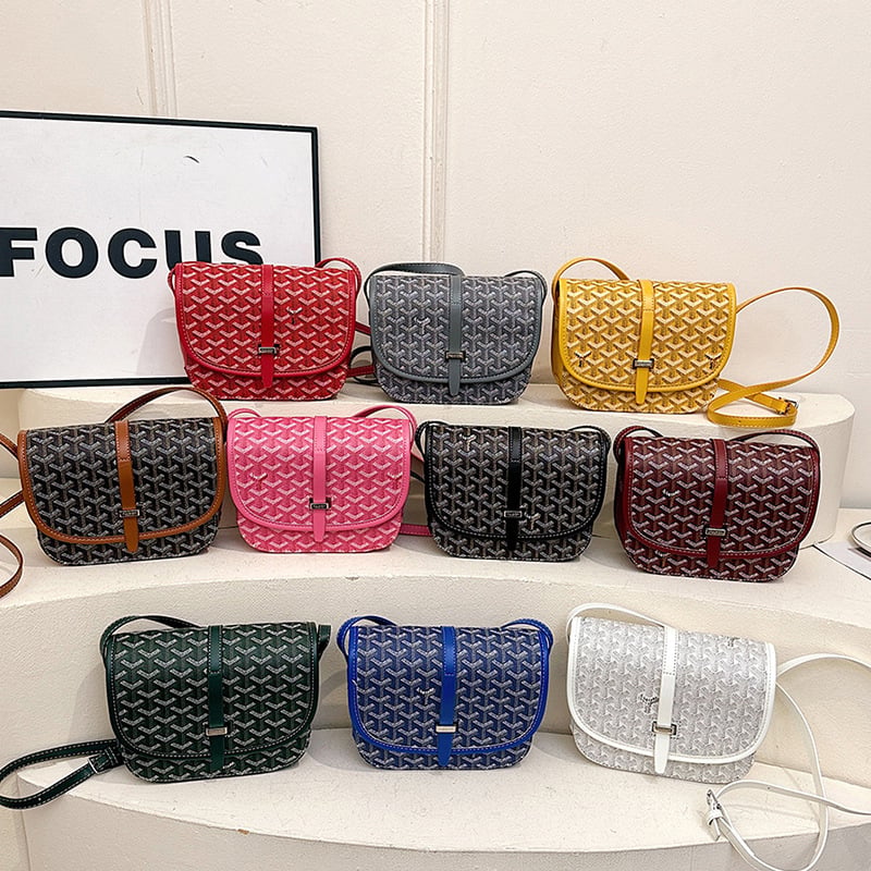 Gy unisex PU sedlasta torba s dogtooth uzorkom, mala kvadratna torba s preklopom, monogram, preko ramena