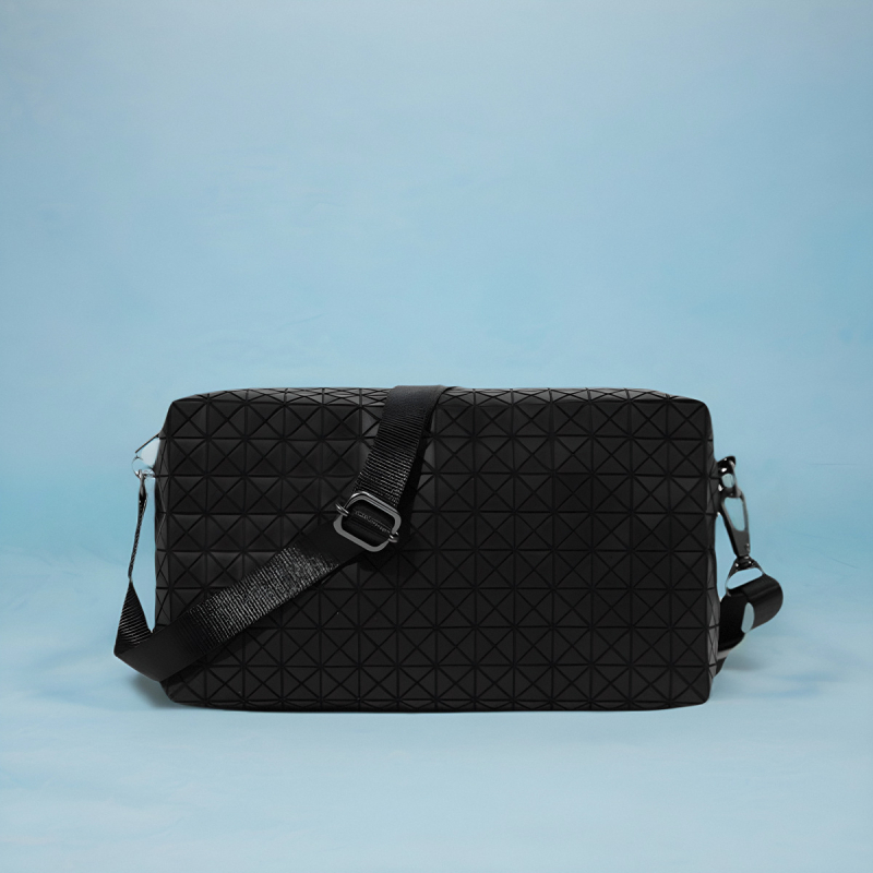 Unisex torba preko ramena u obliku sedla za kameru, silikon, s romboidnim uzorkom
