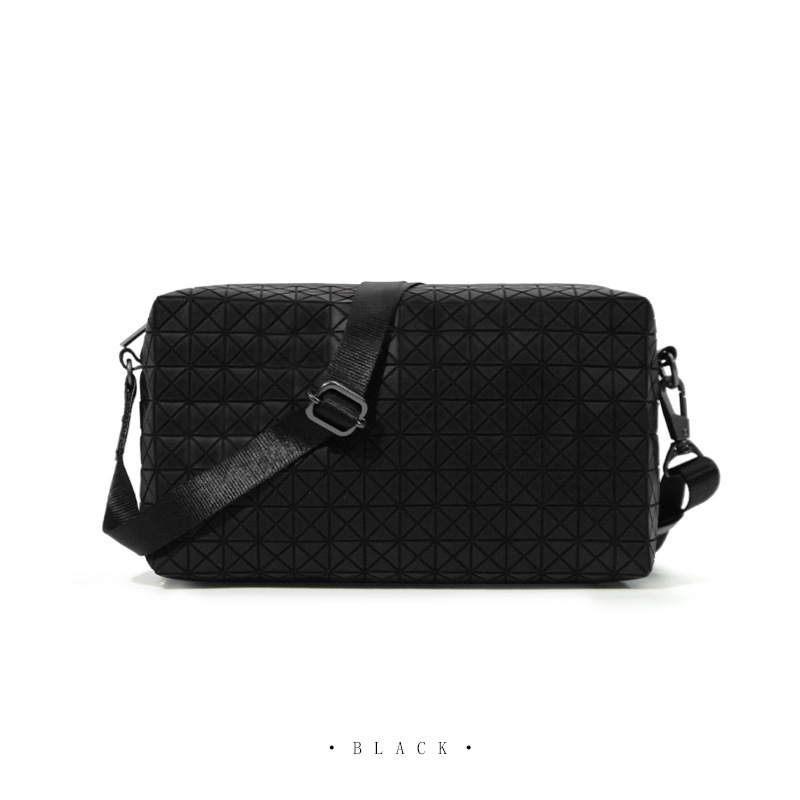 Unisex torba preko ramena u obliku sedla za kameru, silikon, s romboidnim uzorkom