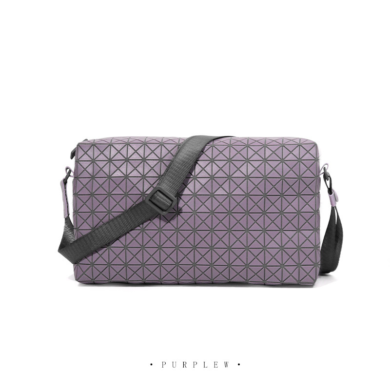 Unisex torba preko ramena u obliku sedla za kameru, silikon, s romboidnim uzorkom