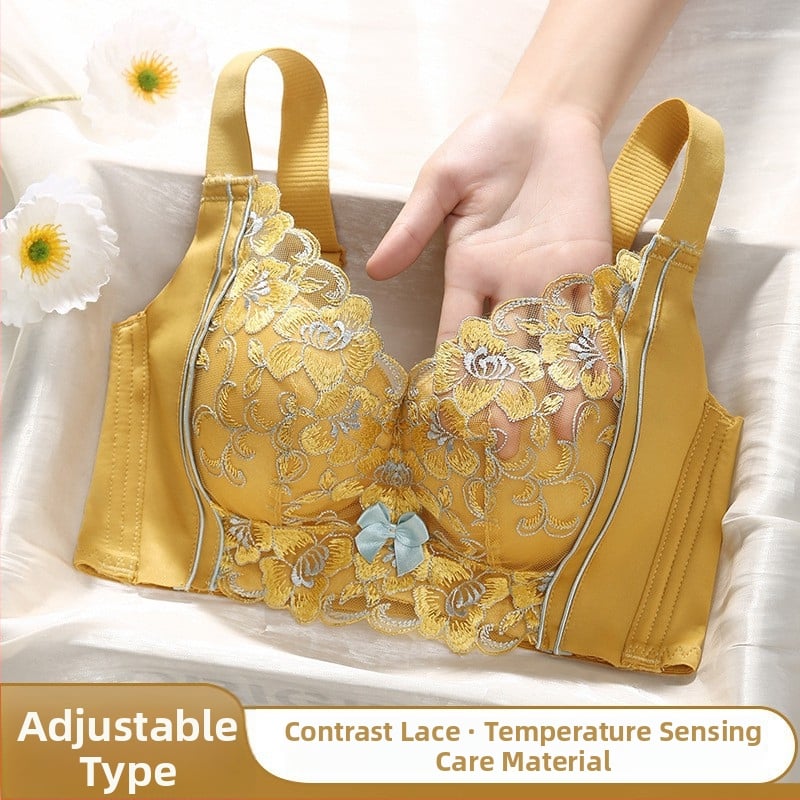 Ρυθμιζόμενο διορθωτικό εσώρουχο για γυναίκες με μικρό στήθος, συγκεντρώνει το στήθος, χωρίς μεταλλικά στοιχεία, αντι-πτώση, με άνω στήριξη, σετ σουτιέν με παχύτερες κάψες