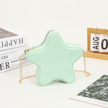 2026 nova Jelly torba s petokrakom zvijezdom, mini ženska crossbody torba s lancem, torbica za ruž, velika veličina