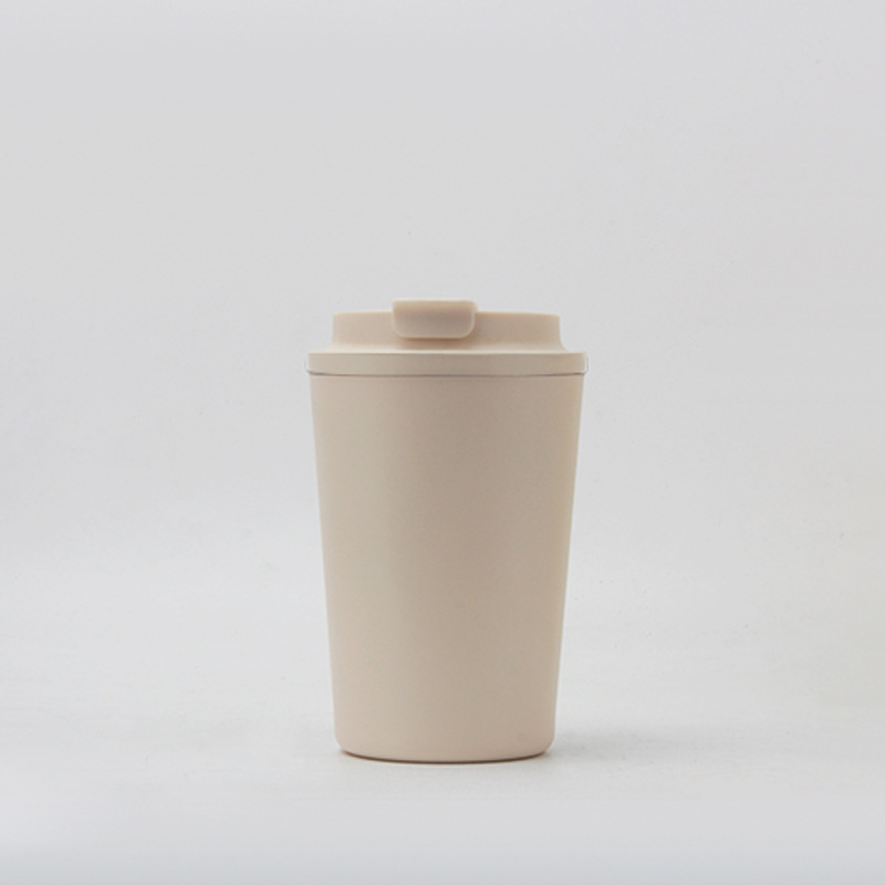 ceașcă de cafea din oțel inoxidabil 316, izolație în vid și capac rabatabil, portabilă pentru birou