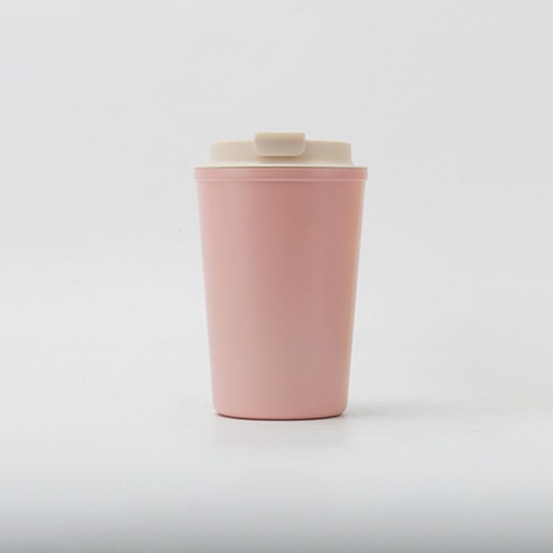 ceașcă de cafea din oțel inoxidabil 316, izolație în vid și capac rabatabil, portabilă pentru birou