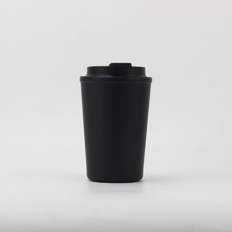 ceașcă de cafea din oțel inoxidabil 316, izolație în vid și capac rabatabil, portabilă pentru birou