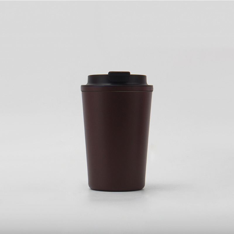 ceașcă de cafea din oțel inoxidabil 316, izolație în vid și capac rabatabil, portabilă pentru birou