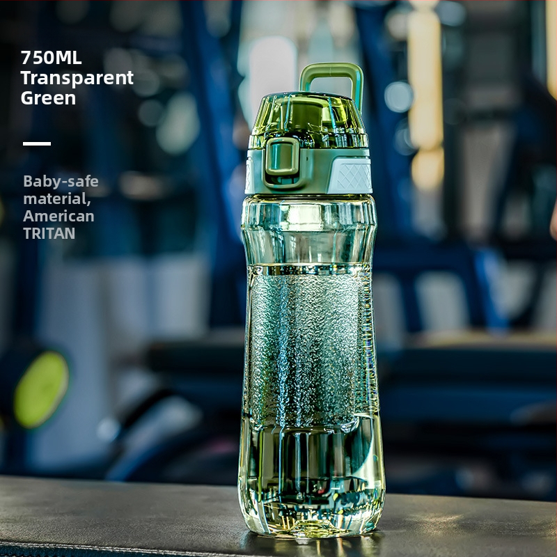 Jeko&Jeko Tritan sticlă de apă pentru sport – sticlă portabilă de fitness, rezistentă la temperaturi înalte, capacitate mare, din plastic