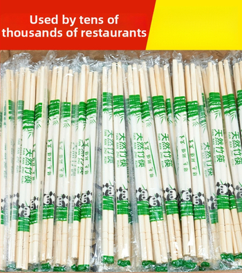 Jednorazové bambusové paličky na reštaurácie a domáce použitie, hromadné balenie