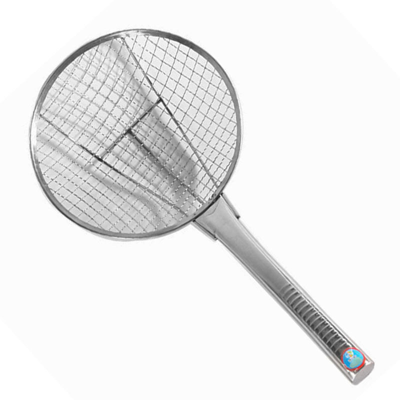 Sivă din oțel inoxidabil cu găuri mari și plasă ultra-fină pentru bucătărie