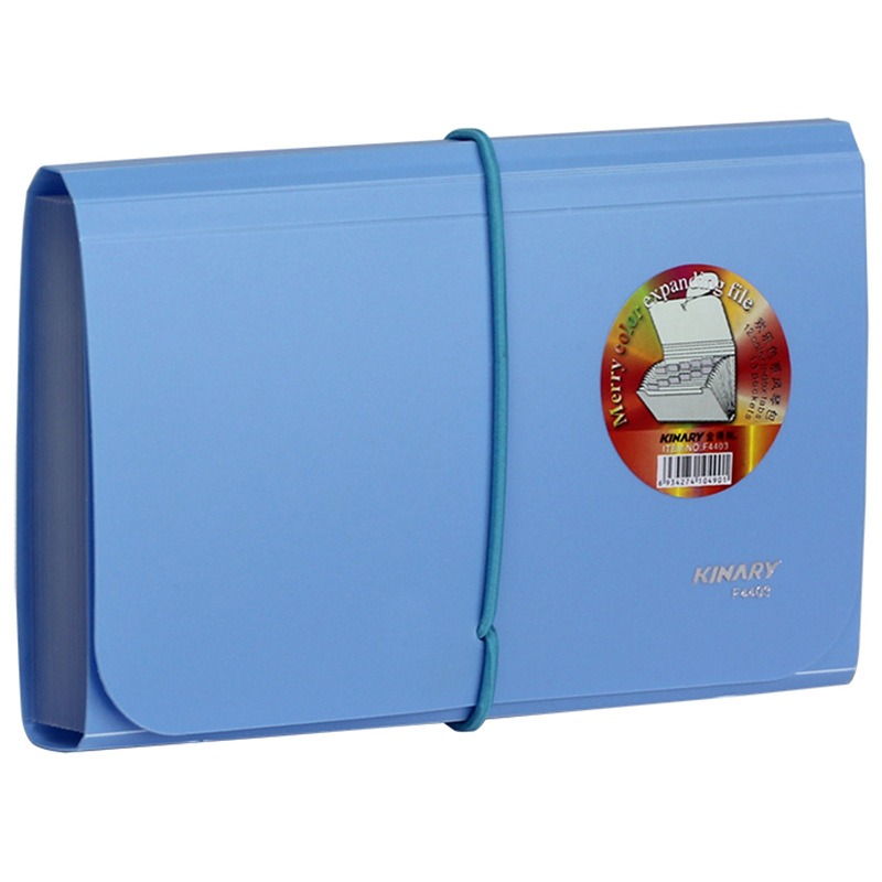 Kindeli organizator de 13 compartimente pentru chitanțe și cecuri, fișier de tip acordeon, dimensiune medie, cu textură fină