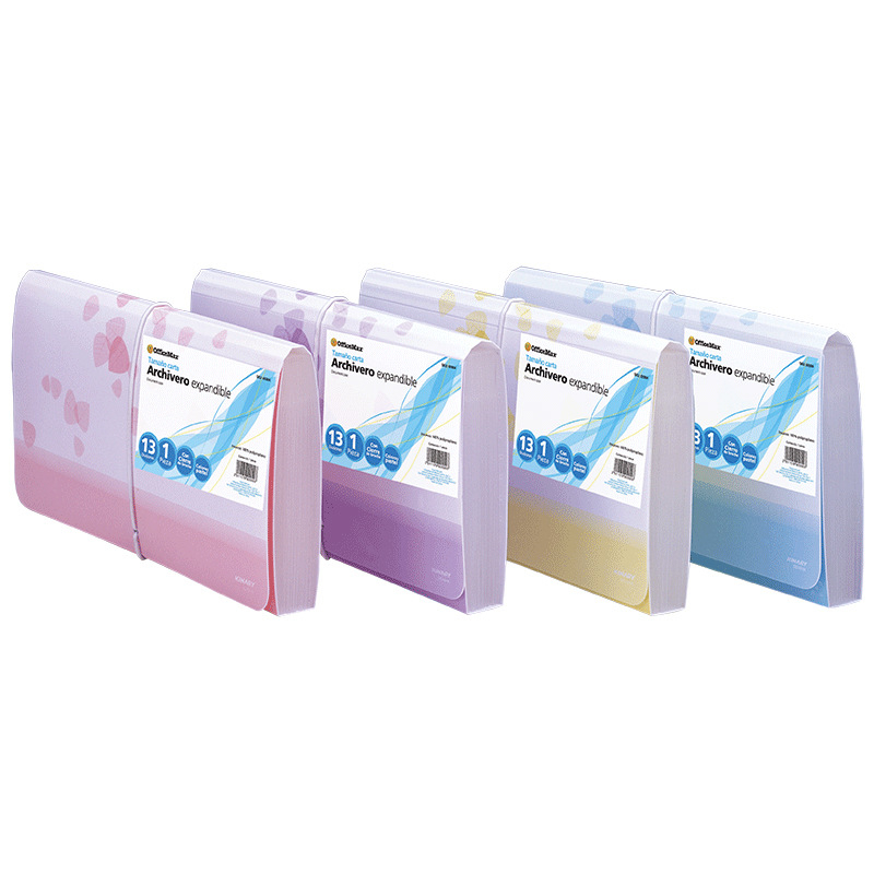 Kindeli organizator de 13 compartimente pentru chitanțe și cecuri, fișier de tip acordeon, dimensiune medie, cu textură fină