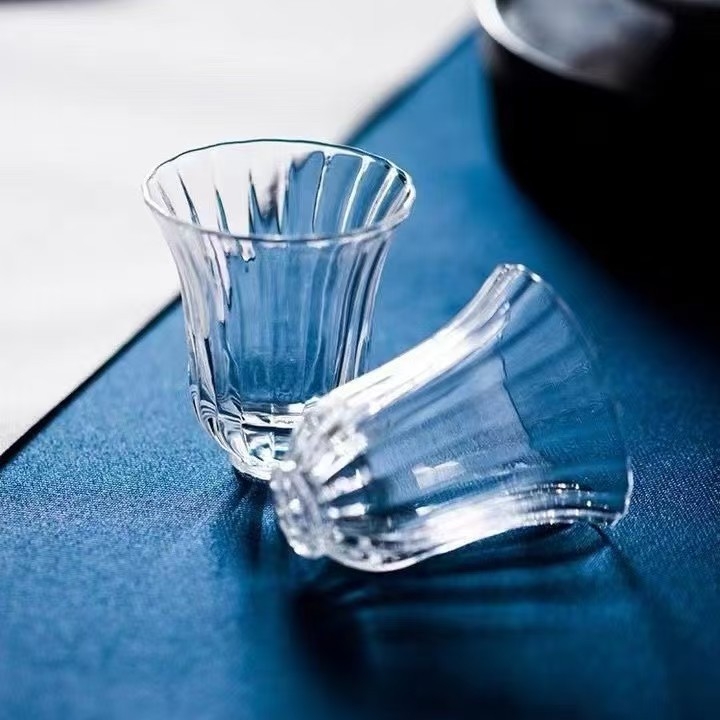Ceainic din sticlă transparent pentru ceai verde, în stilul Dinastiei Song, cu mâner, rezistent la căldură, design retro în stilul concubinei imperiale
