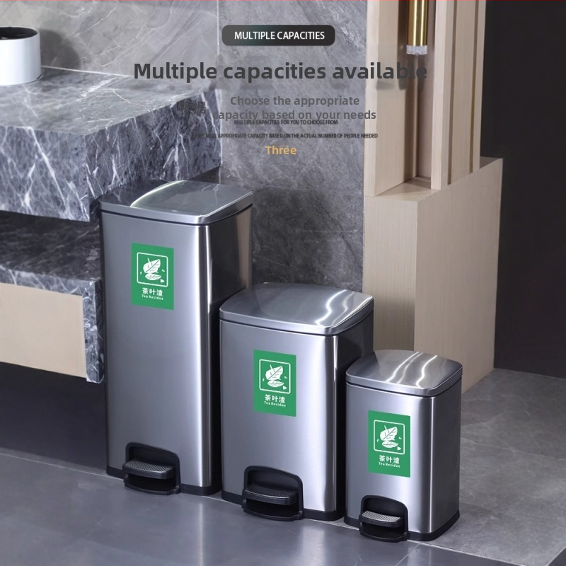 Coș de ceai din oțel inoxidabil, cu filtru, capacitate mare, design cilindric pentru masă de ceai.