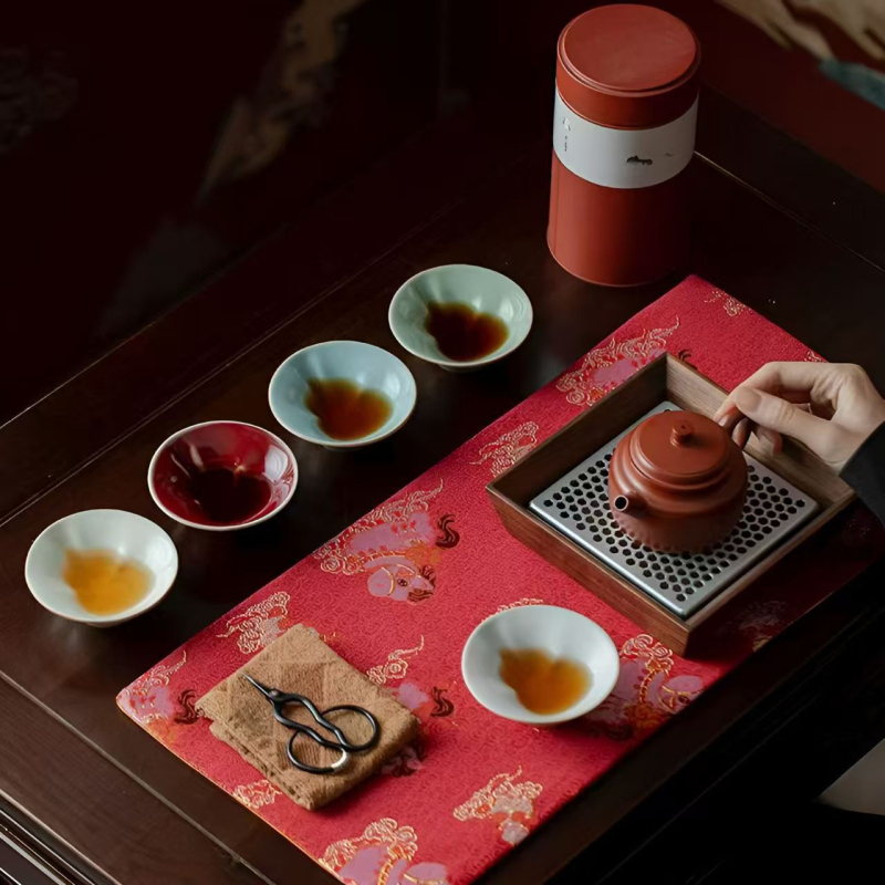CEAȘĂ DE CEAI Ru Kiln, porțelan, stil chinezesc, formă de calabash, cadou pentru vârstnici și profesori