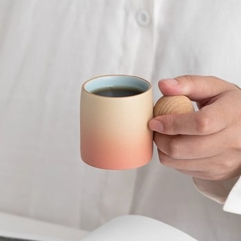 Set ceramic pentru cafea în stil japonez, căni pentru ceai de după-amiază și cadou