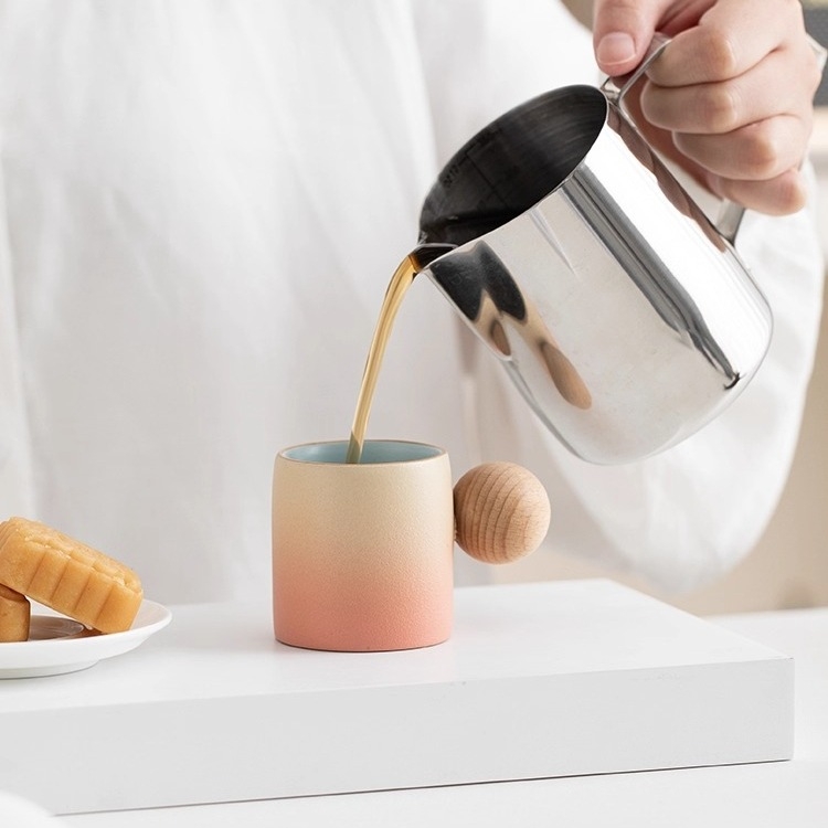 Set ceramic pentru cafea în stil japonez, căni pentru ceai de după-amiază și cadou