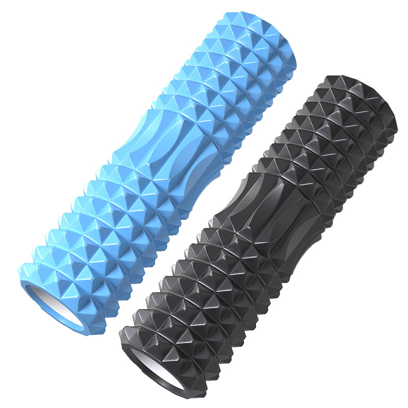 Rolă de masaj din spumă cu țepi pentru relaxare musculară și masaj la spate – fitness și întindere