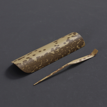 Meifei set de ceai din bambus natural, lucrat manual, accesorii pentru ceremonia Kung Fu, colecția Six Gentlemen pentru ceremonia ceaiului, tavă lotus pentru ceai, ac de ceai și clește de ceai