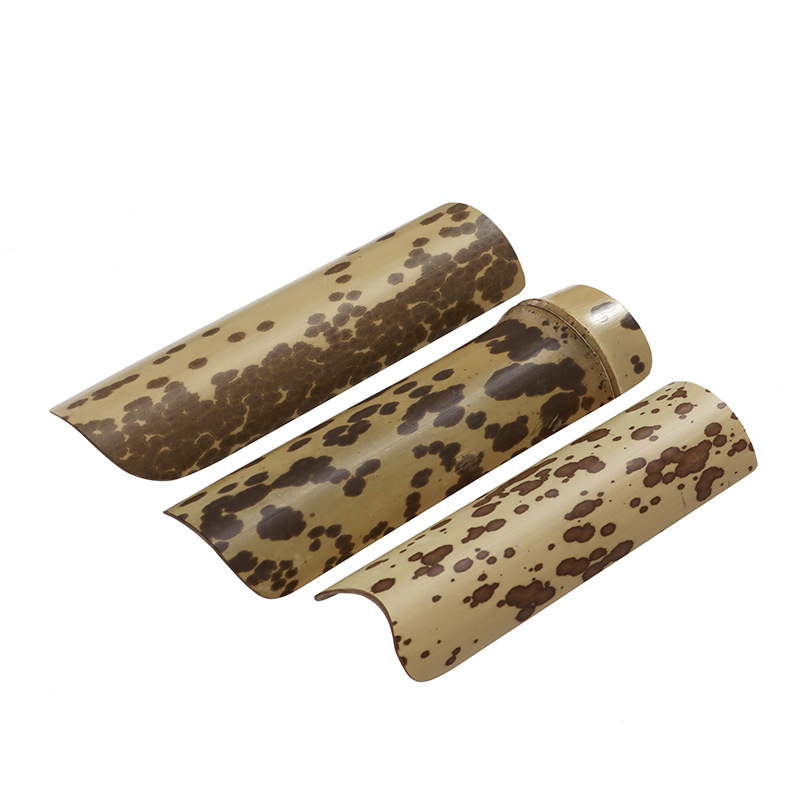 Meifei set de ceai din bambus natural, lucrat manual, accesorii pentru ceremonia Kung Fu, colecția Six Gentlemen pentru ceremonia ceaiului, tavă lotus pentru ceai, ac de ceai și clește de ceai