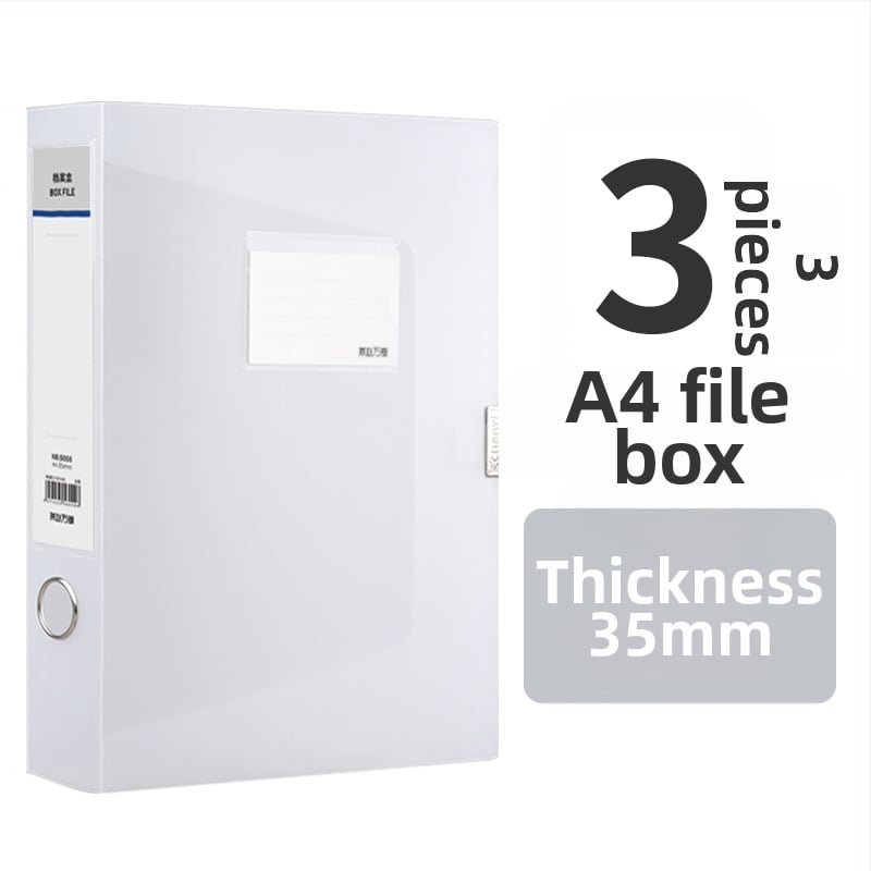 10 priehľadných A4 dokumentových krabičiek, plastové úložné boxy, 55 mm hrúbka, na domáce aj kancelárske použitie, zvislé skladovanie, veľký rozmer