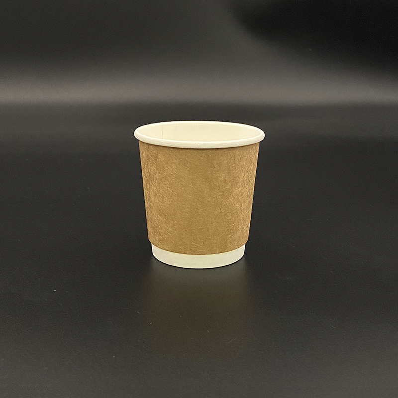 Ceașcă de cafea din Hârtie, de unică folosință, 4 oz (100 ml), cupă ondulată cu două straturi, cupă de degustare