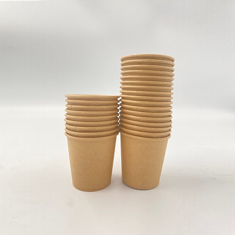 Ceașcă de cafea din Hârtie, de unică folosință, 4 oz (100 ml), cupă ondulată cu două straturi, cupă de degustare