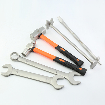 5051 Bofang Nipple Hammer din oțel inoxidabil 304, nemagnetic, 2 lb–2,5 lb, mâner din lemn sau cauciuc, cap rotund