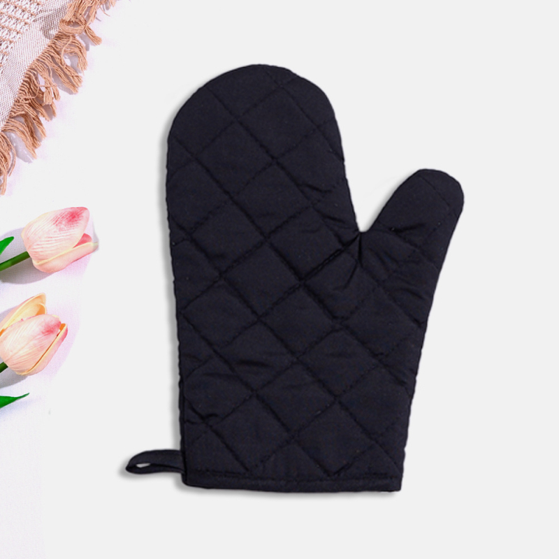 Mănuși de bucătărie rezistente la temperaturi înalte, pentru cuptor cu microunde și coacere, 28 cm, poliester-bumbac