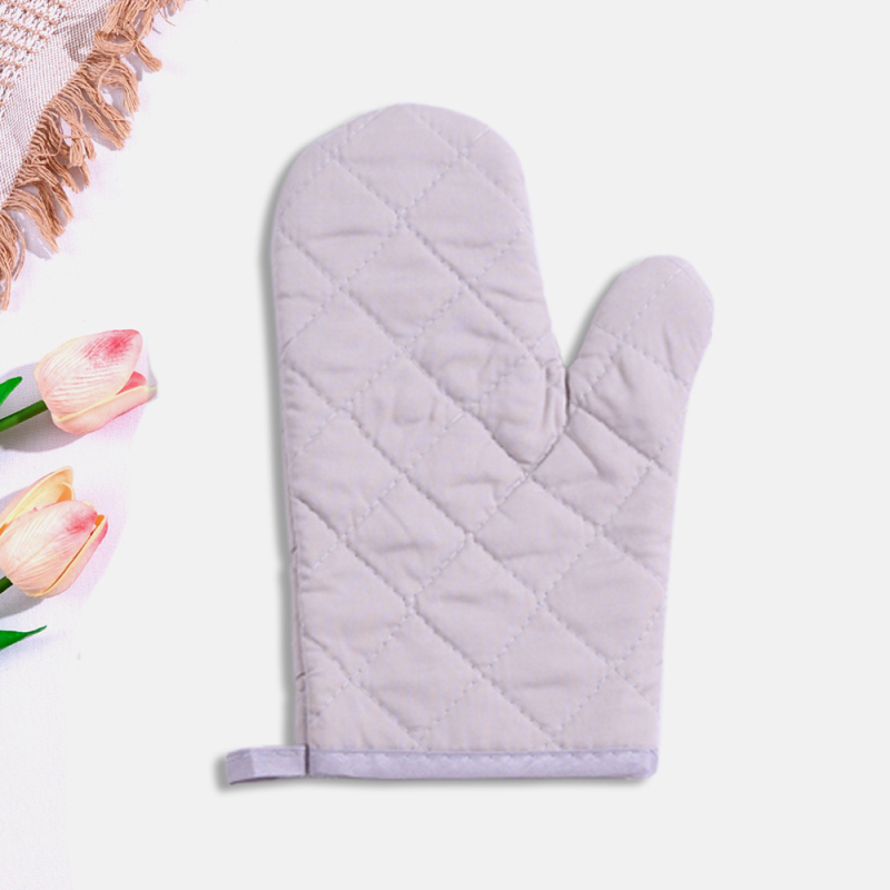 Mănuși de bucătărie rezistente la temperaturi înalte, pentru cuptor cu microunde și coacere, 28 cm, poliester-bumbac
