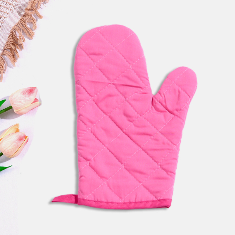 Mănuși de bucătărie rezistente la temperaturi înalte, pentru cuptor cu microunde și coacere, 28 cm, poliester-bumbac