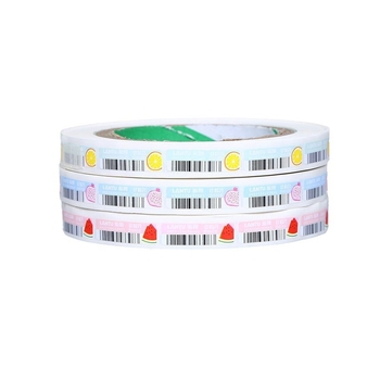 Etichete autocolante adezive personalizate cu QR – etichete PVC transparente, colorate, cu desene animate pentru cafea, comandă urgentă