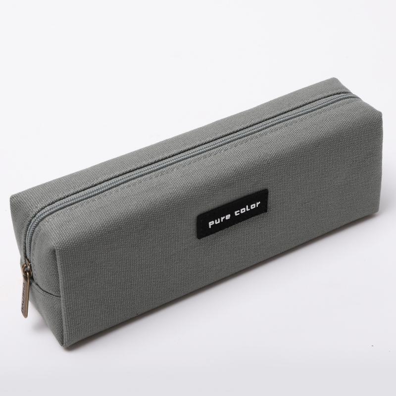 Geantă pentru pixuri din pânză, în stil Instagram, cu mai multe compartimente și capacitate mare, pentru elevi, drăguț și stilat.