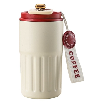 Termos de cafea din oțel inoxidabil 316, cu afișaj de temperatură, izolație în vid dublă, pentru mașină