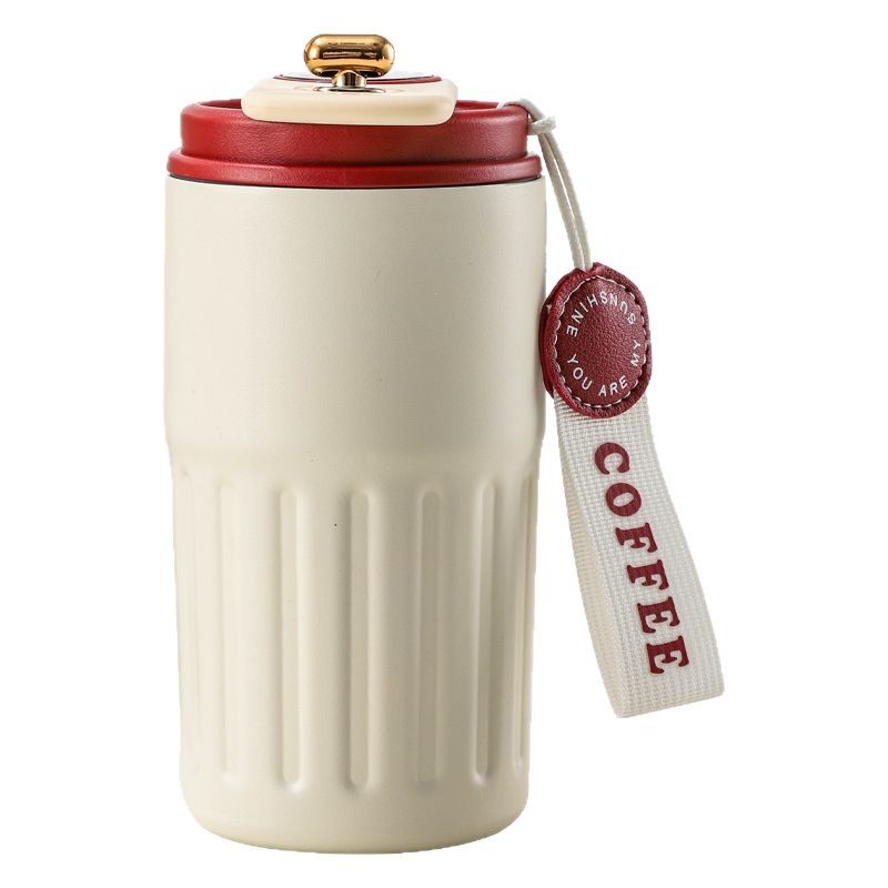 Termos de cafea din oțel inoxidabil 316, cu afișaj de temperatură, izolație în vid dublă, pentru mașină