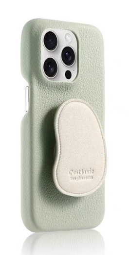 Θήκη TPU για Huawei Mate70 Pro με υφή δέρματος σε γαλακτώδες κίτρινο, πολυτελής αίσθηση, με στήριγμα, συμβατή με Pura70Pro
