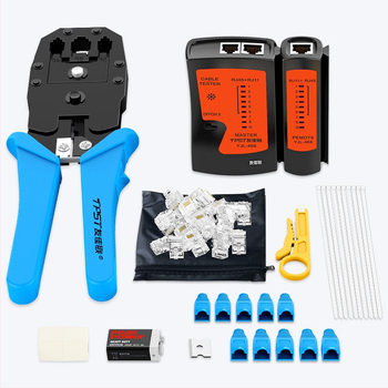 RJ45 krimpovacie kliešte pre sieťové káble — domáce a profesionálne Cat5e/Cat6/Cat7
