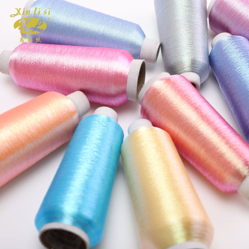 Fir metalic auriu-argintiu pentru broderie, 4200 m, 150D, pentru broderie computerizată, bijuterii și handmade