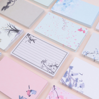 Semne de carte goale — carduri DIY, carton gros, desene manuale, stil chinezesc creativ, note creative, 20 foi