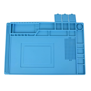 Covoraș din silicon rezistent la temperaturi înalte pentru bancul de reparații electronice, magnetic, anti-static, izolație termică pentru lipit