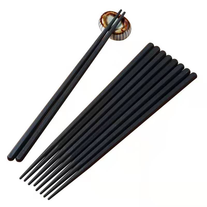 Bețișoare pentru sushi cu vârf metalic, 24 cm, sterilizate, pentru hotel și uz casnic