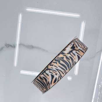 Mašna s leopard uzorkom za DIY dodatke za kosu, odjeću, obuću i šešire