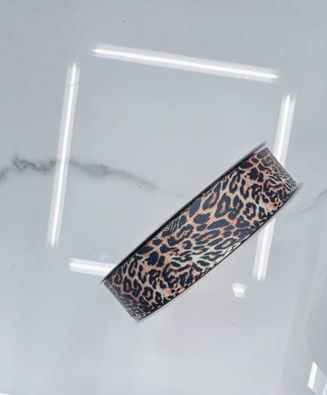 Mašna s leopard uzorkom za DIY dodatke za kosu, odjeću, obuću i šešire